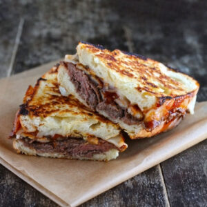 BBQ Roast Beef Grilled Cheese